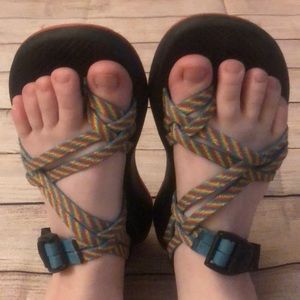 SOLD - Rainbow Chacos